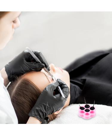 200-Piece Flower Shape Glue Cup Eyelash Extension Holder - False Lash Grafting Pallet for Women & Girls - Buy Online on GoSupps.com