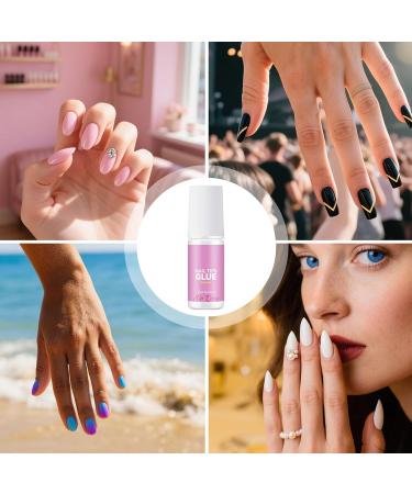 Ugni Glue Tips Strong odorless gel adhesive for quick pressing easy application with long-lasting hang glue for women or beginners clear finish - Buy Online on GoSupps.com