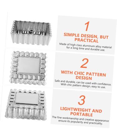 Ciieeo Oil Pier Mold Shrimp Fried Food Mould Waffle Mold Snacks Non-Stick Snack Mold Fudge Cooking Utensils 7X6.3X2CM Silver - Buy Online on GoSupps.com