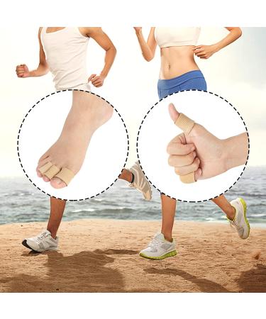 YEAJOIN Soft Gel Toe Sleeve Protectors 42PCS - Toe Cushion Tubes for Bunion, Hammer Toe, Corns, Blisters - 3 Sizes - Toe Spacers for Feet and Fingers - Buy Online on GoSupps.com