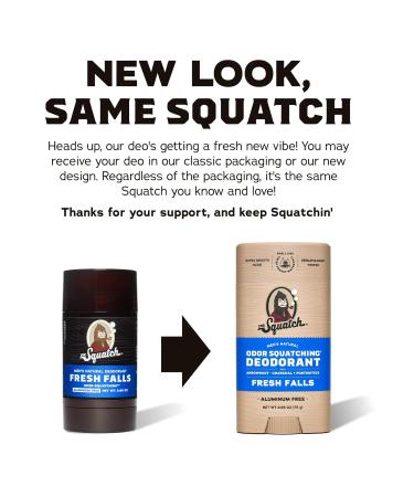 Dr. Squatch Natural Deodorant for Men 3 Pack Pine Tar Odor-Squatching Men's Deodorant Aluminum Free (2.65 oz 3 Pack) - Buy Online on GoSupps.com