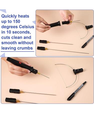 Hot Wire Foam Cutter Kit with Temperature Controller - Electric Cutting Machine for Art Craft EVA Foam Carving (Black) - Buy Online on GoSupps.com