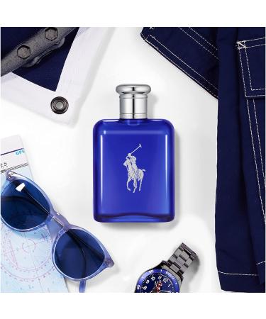 Ralph Lauren - Polo Blue - Eau de Toilette - Men's Cologne - Refillable Cologne Set - With Citrus Sage and Suede - 2.5 Fl Oz Bottle & 5.1 Fl Oz Refill - Buy Online on GoSupps.com