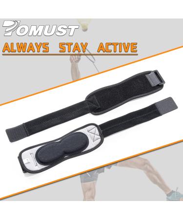 TOMUST Tennis Elbow Brace - Adjustable Forearm Support Band with Gel Compression Pad for Bursitis, Golfers, Tendinitis - Effective Pain Relief - Unisex Size L/XL - Buy Online on GoSupps.com