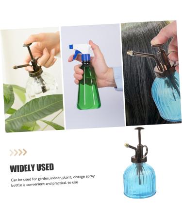 FRCOLOR Watering Can Made of Embossed Glass Indoor Plant Nebuliser Hairdresser Flower Watering Can Water Spray Bottle Vintage Plant Watering Spray Bottle Cactus Small Watering Can System - Buy Online on GoSupps.com
