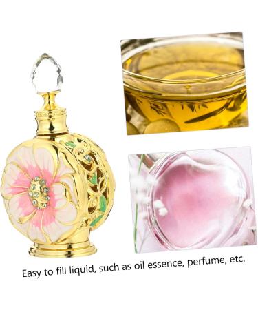Angoily Perfume Bottle Essential Oil Bottle Glass Essential Oil Bottle Cosmetic Perfume Bottle Decor Glass Containers for Liquids Empty Eye Dropper with Dropper Terrarium Container Rose - Buy Online on GoSupps.com