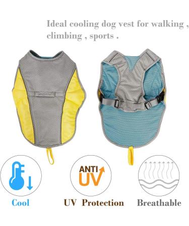 Tineer Pet Cooling Vest for Dogs - Reflective Summer Jacket for Small & Medium Dogs | Ideal for Hiking & Sports (M) - Buy Online on GoSupps.com