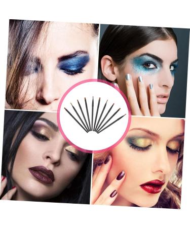 Balacoo 30 Pcs Nose Shadow Brush Liquid Eye Shadow Makeup Single-head Brush Miss Make up Highlight Brush 13x0.8cmx3pcs Blackx3pcs - Buy Online on GoSupps.com