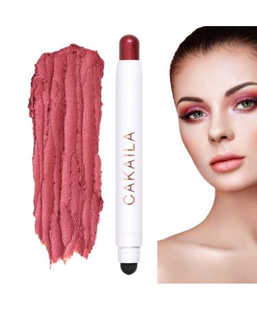 Eye Shadow Sticks Smudge-Proof Double-end Pencil Eyeshadow Stick | Highlighter Stick Makeup Crayon Automatic Rotating for Silky Look