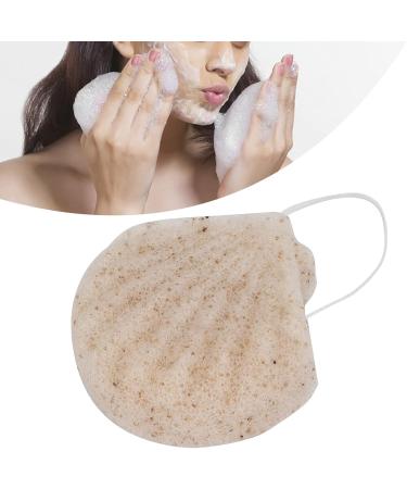 Verdant Touch Facial Sponge Exfoliating Facial Sponge Skin-Friendly Portable Face Cleansing Bath Puff (Shell Shape) - Buy Online on GoSupps.com
