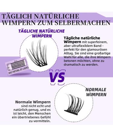 Buy Eyelash Extensions - 84 PCs Z06 B & Q Individual DIY Lash Clusters | Reusable Eyelashes for Beginners | D-14mm Quality for Home Use - Buy Online on GoSupps.com