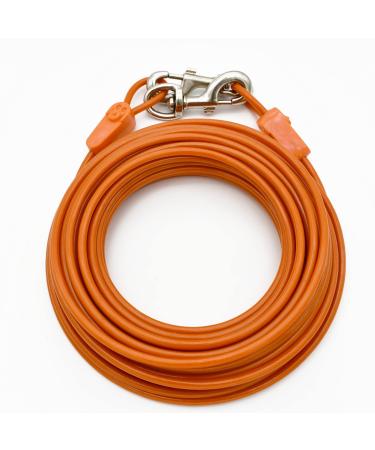 Intellileash 1.8 m long mooring cable for dogs- strong safe and durable dog tensioning belts for each breed up to 113 kg- weather and wear-resistant aircraft cables for the 250 LB / 60 ft