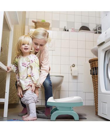 BATTOP Travel Potty Training Seat for Toddler Kids - Portable Foldable Toilet Trainer with Potty Liners - 2-in-1 Go Potty Chair for Boys and Girls - Mint Green Potties with Carry Bag - Buy Online on GoSupps.com