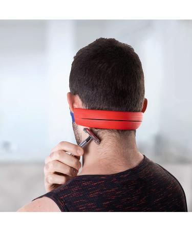 NEKMATE Neckline Shaving Template | Barber Style Hands-Free Hair Trimming Guide | Silicone Non-Slip Skin Safe Design - Buy Online on GoSupps.com