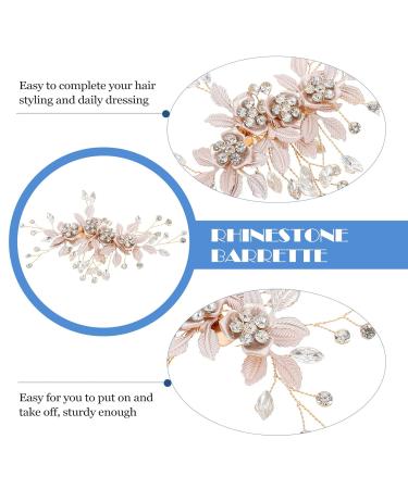 Shop Minkissy Bridal Bouquet Hair Clips | Rhinestone & Crystal Flower Clips for Brides & Women - Buy Online on GoSupps.com