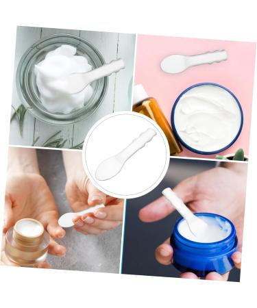 HAPINARY Stainless Steel Ointment Spoon Makeup Spatula Tool Skincare Tiny Spoons Cream Makeup Brush Beauty Tool for Cream Brush Clay Skincare Tools Silicone Spoon Baby Facial 6.5x2x0.2cm Silver - Buy Online on GoSupps.com