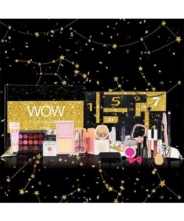 Makeup Advent Calendar 2024 for Teens Girls Christmas Countdown Calendar Surprise Makeup Gift Kit Include Eyeshadow Lip Gloss Blush Concealer Mascara - Buy Online on GoSupps.com
