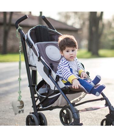 ClDy Baby Toy Pacifier Chain & Silicone Cup Catcher - BPA-Free Perfect for Strollers & High Chairs - 5 Piece Set - Buy Online on GoSupps.com