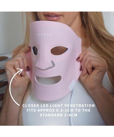 SENSSE Professional LED Mask | Soft & Flexible High Grade Silicon For Safe and Comfortable Use For Any Face Shape LED Face Mask - Buy Online on GoSupps.com