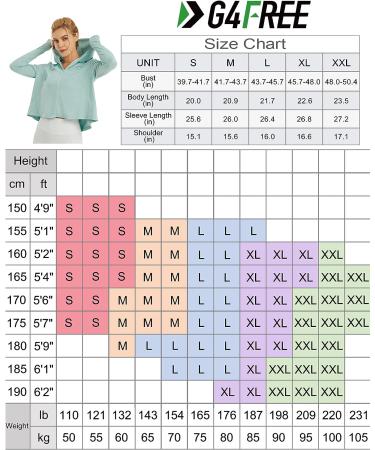 G4Free Women's UV Protection Jacket SPF UPF 50+ Hiking Sun Shirt - Small - Buy Online on GoSupps.com