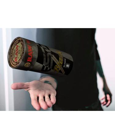 RAW Black Cones King Size 100 Pack - Natural Pre Rolled Rolling Papers with Tips & Packing Tubes | Slow Burning & Extra Fine for Thin, Translucent Paper | 100 Count - Buy Online on GoSupps.com