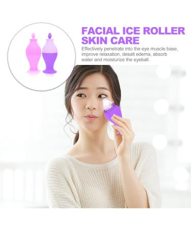 Shop Minkissy Silicone Facial Ice Roller & Popsicle Molds - 2pcs Set for Skin Cooling & Beauty | International Shipping - Buy Online on GoSupps.com