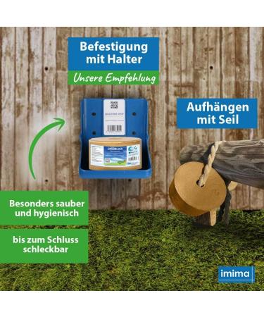 Imima Mineraleckstein Horse Starter Set | Biotin+ Zincoblock & Supermag | 4 Pack Salt Lick Stones for Horses Sheep & Goats - 3 kg Each - Buy Online on GoSupps.com
