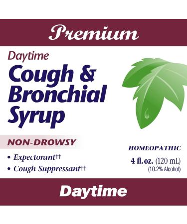Boericke & Tafel Cough & Bronchial Syrup - 4 oz | Natural Relief for Cough & Cold - Buy Online on GoSupps.com