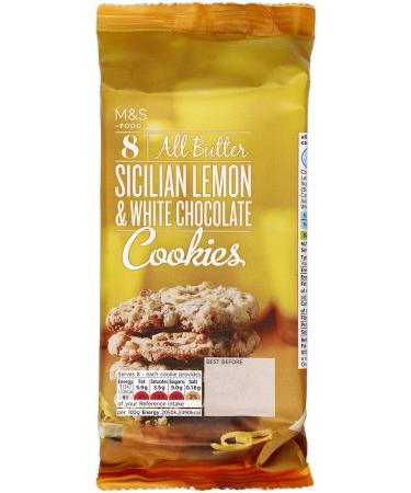  Marks and Spencer Marks and Spencer M&S Food Vegetarian Sicilian Butter Cookies with Lemon and White Chocolate | 2 x 225 g - Buy Online on GoSupps.com