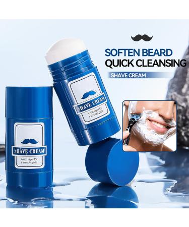  Stronrive Shaving Cream for Men Moisturizing Cream 40g for Shaving - 2 in 1 Soft Stick Balm for Beard Care and Hair Removal - Buy Online on GoSupps.com