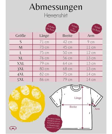 Shirtracer Men's T-Shirt - High Five Dog Paw 6 Yellow - Perfect Gift for Dog Owners - Available in 4XL & Large Sizes - Buy Online on GoSupps.com