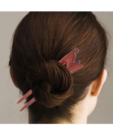 minkissy Chinese Wood Hair Stick Cat Carved Hairpin Japanese Wooden Handmade Hair Fork Hanfu Chignon Hair Pin for Women Girl Hair Styling Tool - Buy Online on GoSupps.com