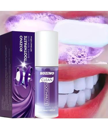 Purple Toothpaste Purple Whitening Toothpaste for Fresh Breath & Sensitivity Relief Deep Cleaning Stain Removal Whitening Press Bottle (1.02OZ Fresh Mint) Fresh Mint 1 Fl Oz (Pack of 1) - Buy Online on GoSupps.com