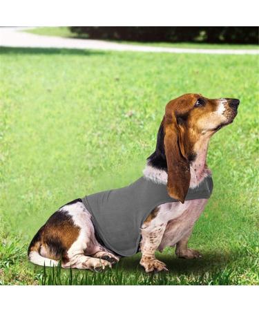 Beautyhe Dog Coat Anti-Stress Vest - Calming Medical Pet Shirt for Dogs - Recovery Suit & Fear Jacket - Light Gray Size 26 - Buy Online on GoSupps.com