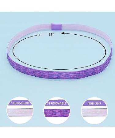Space Tie Dye Headbands for Girls - Set of 5 | FROG SAC Sports Headbands - Buy Online on GoSupps.com