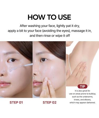 Dr.Melaxin Ampoule Gommage claircissant au Riz Blanc limination des Cellules Mortes de la Peau Exfoliant Doux pour Visage et Corps Pour Tous les Types de Peau Soin de la Peau Cor en 80ml - Buy Online on GoSupps.com