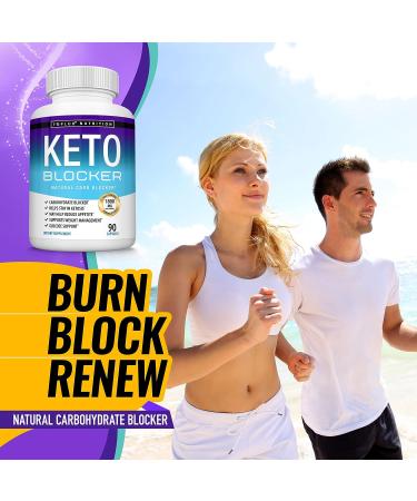 Toplux Keto Blocker Pills - White Kidney Bean Extract 1800mg - Keto Diet Support for Men and Women - 90 Capsules - Natural Ketosis Supplement - Buy Online on GoSupps.com