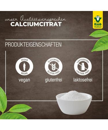 Raab Vitalfood Calcium-Citrate Powder 90g - Vegan Muscle & Bone Support for Athletes | Electrolyte Supplement - Buy Online on GoSupps.com