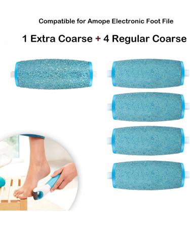 Amope Pedi Perfect Callus Remover Refills - Shell Powder Formula - 1 Extra & 4 Regular Replacements - Buy Online on GoSupps.com