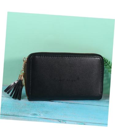 Beatifufu Nail Print Stencil Card Holder Groovy Cheistmas Organizador De Mo os Para Ni as Stamping Plate Holder Purse Holder Stand Nail Art Stencil Bag Cards Bag Nail Art Plates Bag 16x12cm Black - Buy Online on GoSupps.com