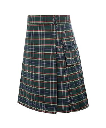 Zannycn Scottish kilt men wrinkle skirts classic cut Scottish kilt slim fit medieval Scotland fold skirts kilt shirt men Scottish 4xl Scottish tables kilt