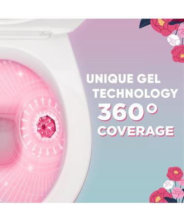 Duck Fresh Discs Toilet Cleaner Twin Pack Refils Sanitising & Descaling Toilet Bowl Gel Kills Germs and Bacteria First Kiss Flowers 72ml - Buy Online on GoSupps.com
