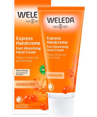 WELEDA Bio Pomegranate & Sanddorn Hand Cream Bundle | Nourishing Natural Moisturizer for Delicate Cracked Hands - 100ml - Buy Online on GoSupps.com