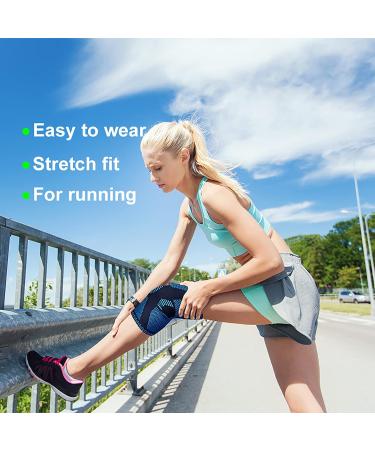 Knee Braces Support (Grey-XXL) for Pain Relief Arthritis ACL & Sports - International Shipping Available - Buy Online on GoSupps.com