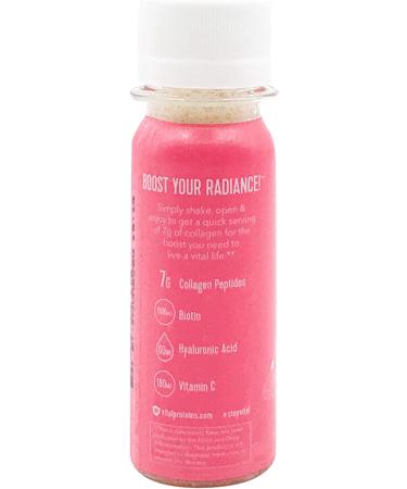 Vital Proteins Glow Collagen Shot - Strawberry Lemon Flavor, 2 Fl Oz - Buy Online on GoSupps.com