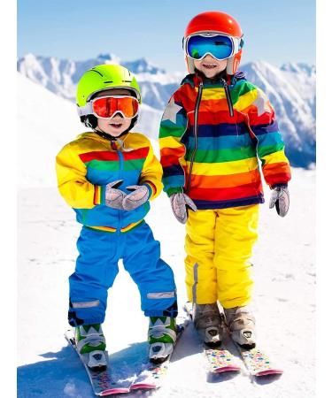 Boyiee Kids Ski Gloves - Waterproof & Warm Winter Snow Gloves for Ages 5-8 | 2 Pairs - Ideal for Outdoor Fun - Buy Online on GoSupps.com