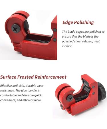 Sharp-Tec 3-22mm Mini Tube Cutter Adjustable Zinc Alloy Pipe Cutter Cutting Tool for Cutting Copper Brass PVC Aluminum (Mini Pipe Cutter) 3-22mm Adjustable Mini Cutter - Buy Online on GoSupps.com