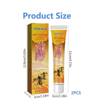 Beeergift Salbe Cream for Psoriasis | Professional Bee Venom Skin Repair | Soothing Care & Itch Relief - 2 Pieces - Buy Online on GoSupps.com