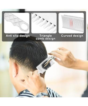 KERANEET Silicone Haircut Band with Barber Comb Professional Hair Cutting Adjustable Hair Cutting Silicone Haircut Band Instructions Barber Comb for Men (Black) - Buy Online on GoSupps.com