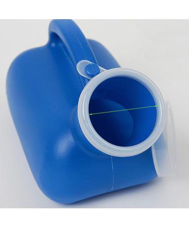 4 Pcs 1000ml Urine Bottle Portable Urinal Pee Bottles Car Emergency Toilet for Elderly Men Camping Travel (Blue) Happy - Buy Online on GoSupps.com